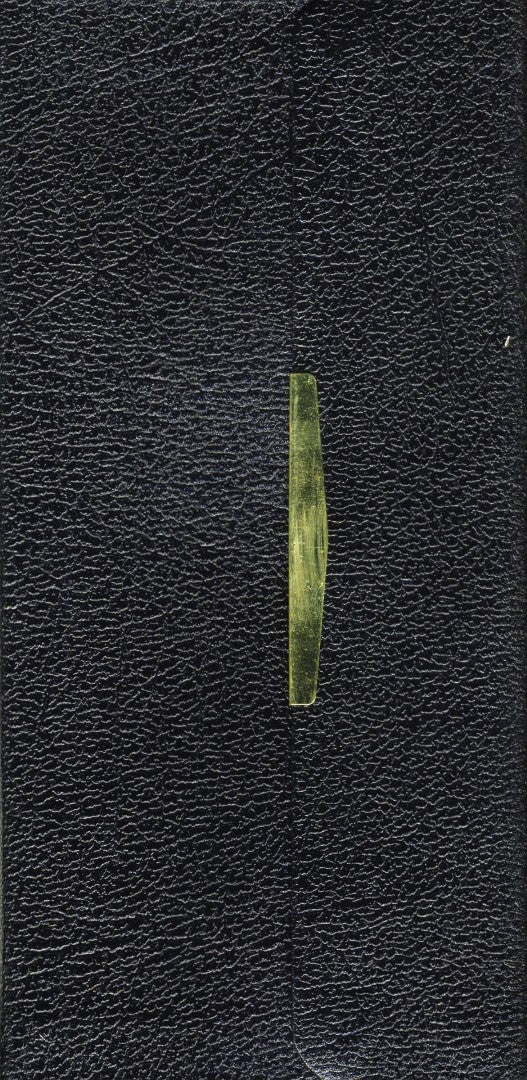 KJV Checkbook Bible With Flap, Black - Re-vived