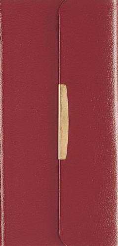 NKJV Checkbook Bible Burgundy - Re-vived