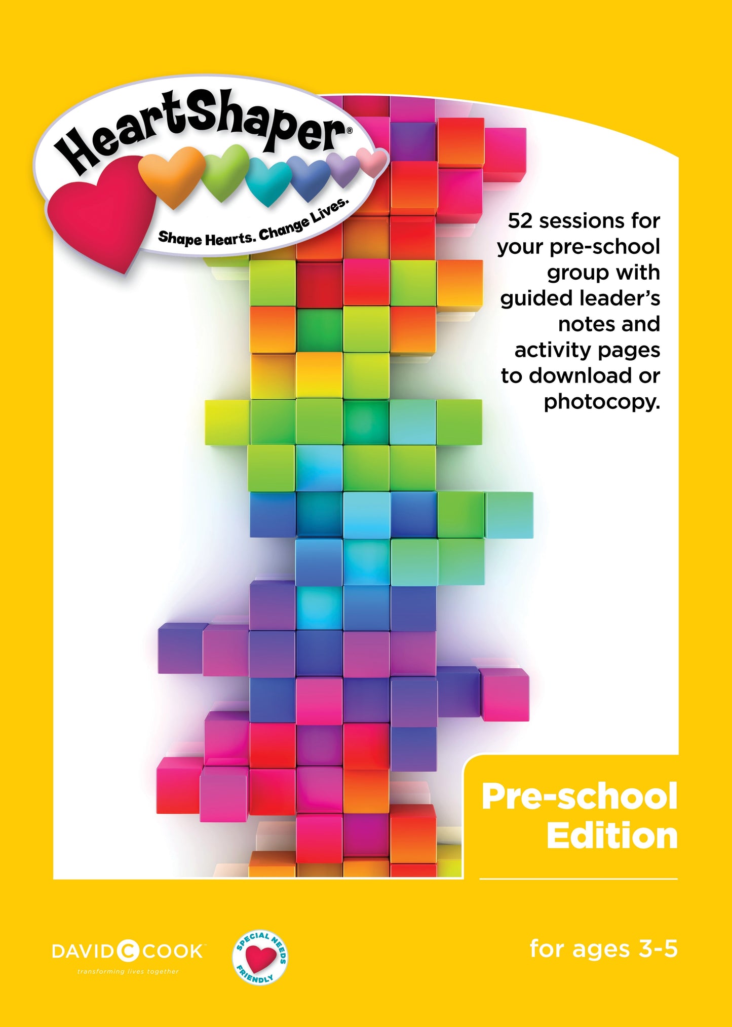 HeartShaper Curriculum - Pre-school Edition for Ages 3-5 - Re-vived