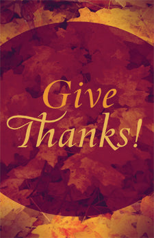 Give Thanks! (Pack Of 25) - Re-vived