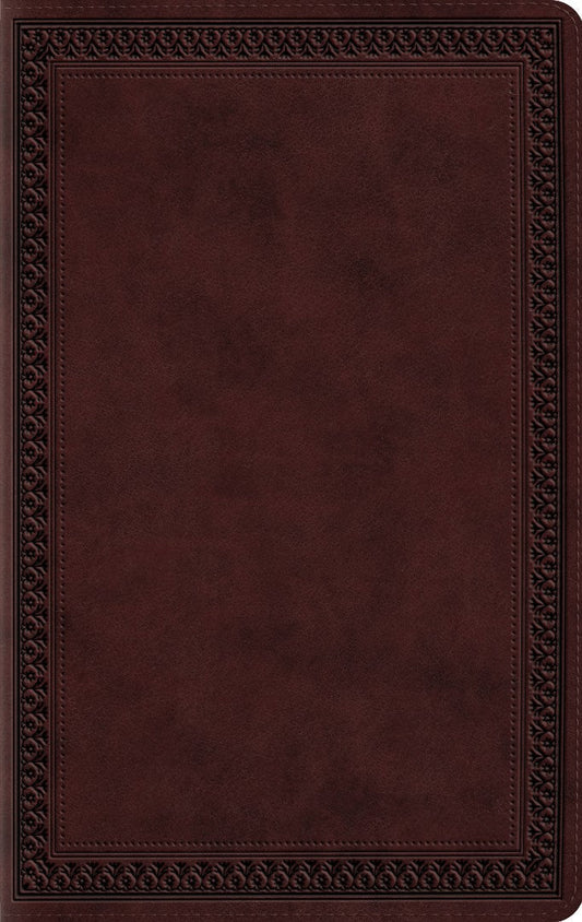 ESV Large Print Value Thinline Bible, Trutone, Mahogany - Re-vived