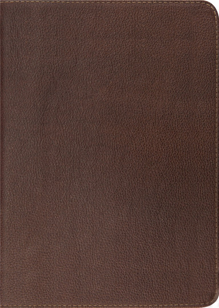 ESV Study Bible (Cowhide, Deep Brown) - Re-vived