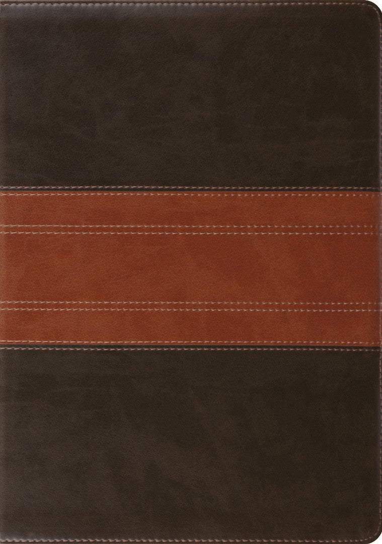 ESV Study Bible Trutone, Forest/Tan, Trail Design - Re-vived