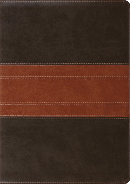 ESV Study Bible Trutone, Forest/Tan, Trail Design - Re-vived