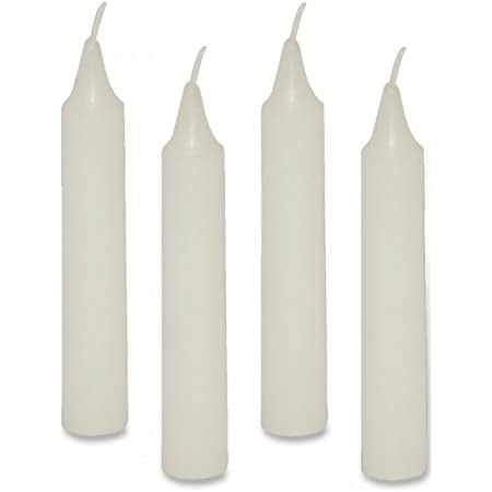 Christingle Candle - White - 4.5" - Re-vived