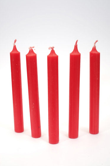 Christingle Candle - Red - 4.5" - Re-vived