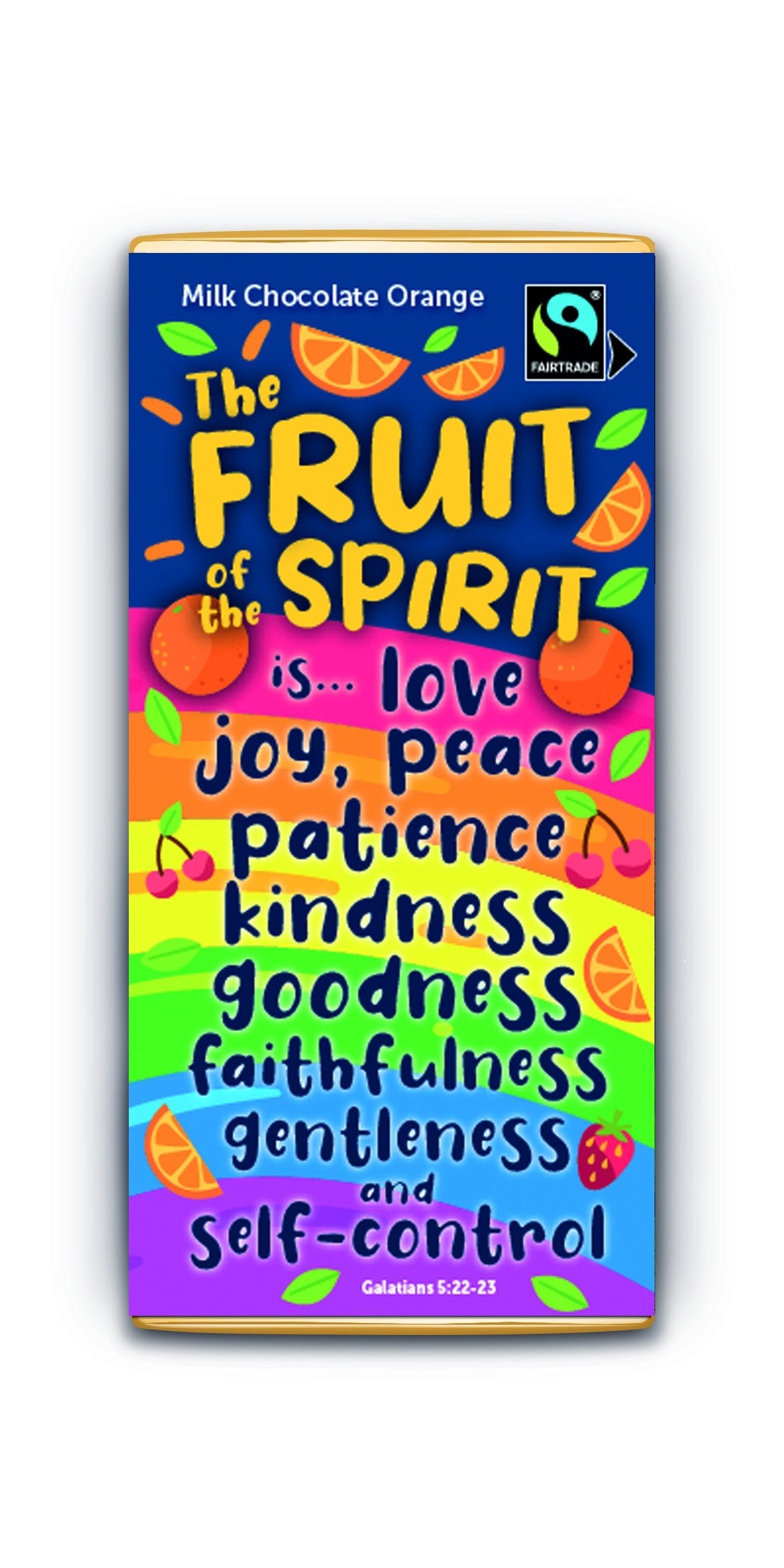 Fruit Of The Spirit Milk Chocolate Orange Bar - Re-vived
