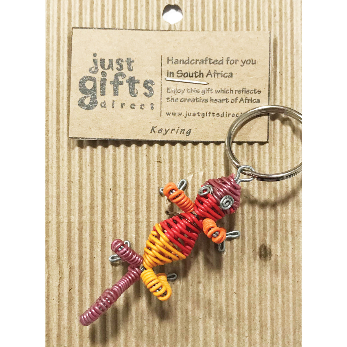Wire 3D Chameleon Keyring - Re-vived