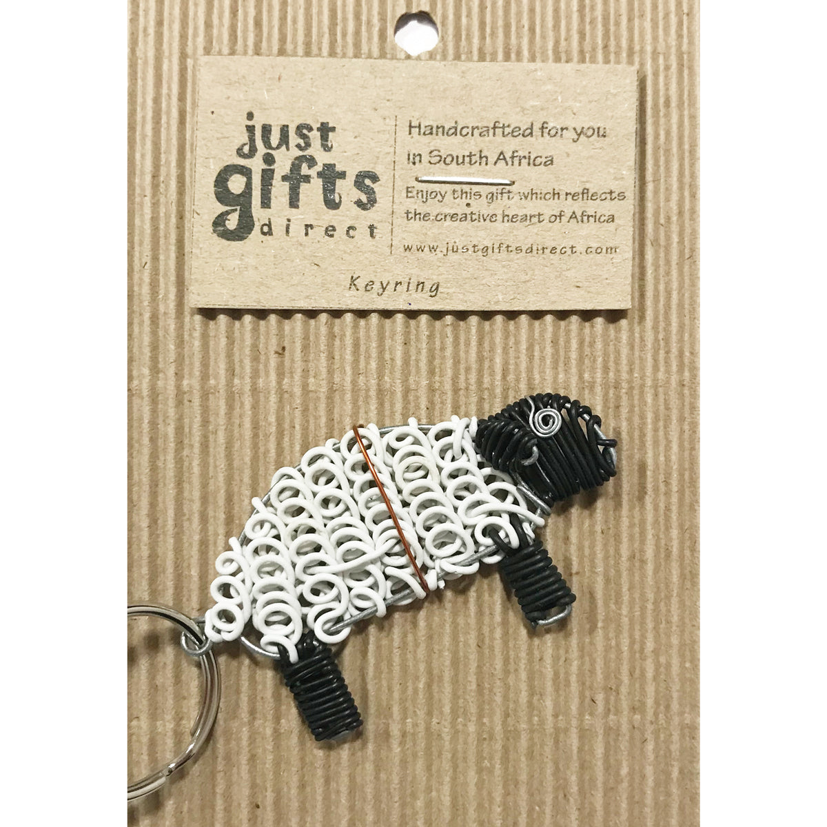 Wire Sheep Keyring - Re-vived