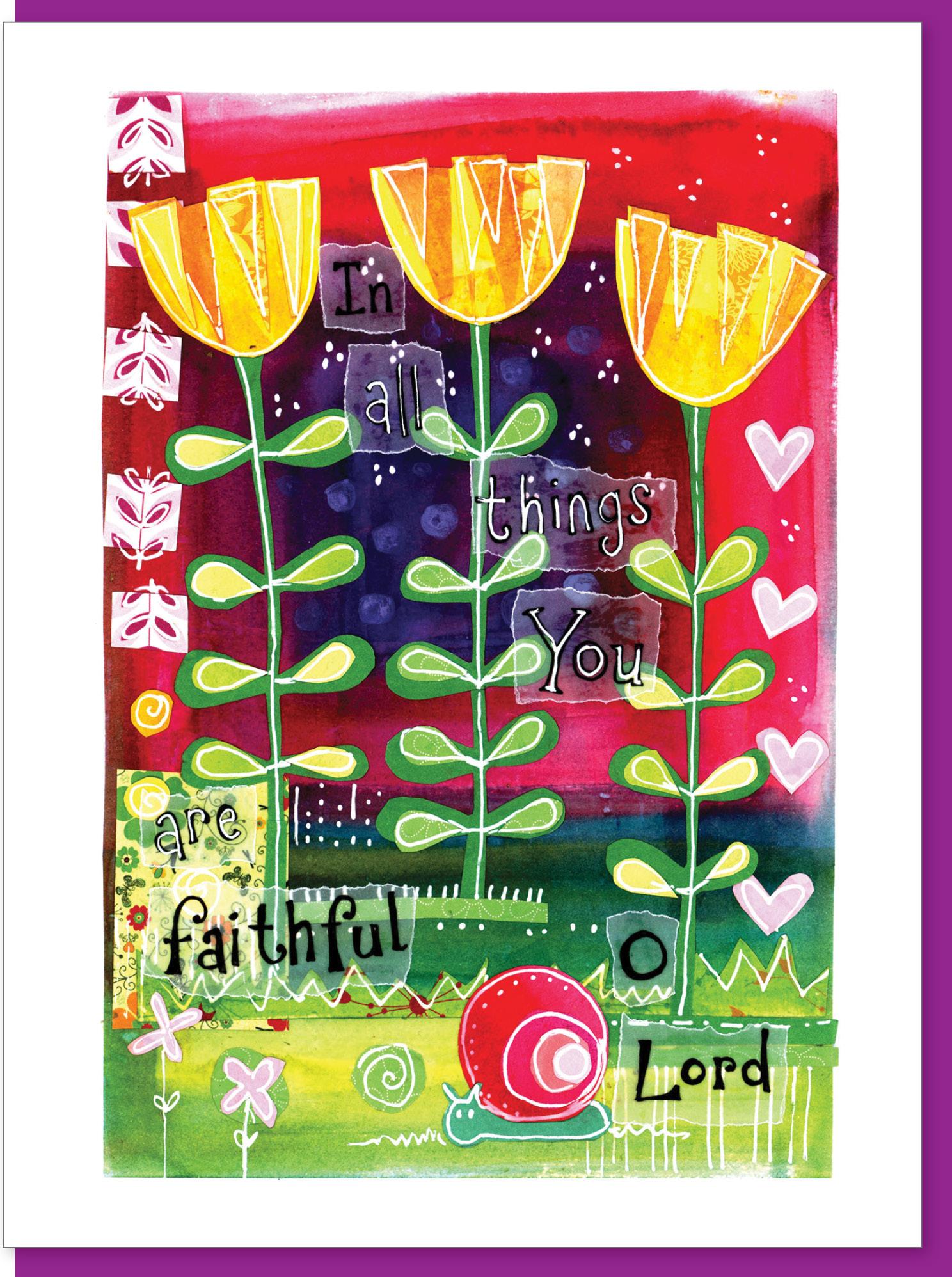 In All Things Greetings Card - Re-vived