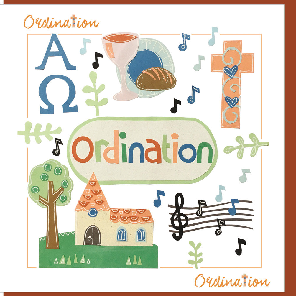 Ordination Time Greetings Card - Re-vived