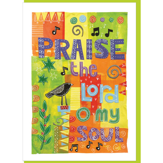 Praise the Lord Greetings Card - Re-vived