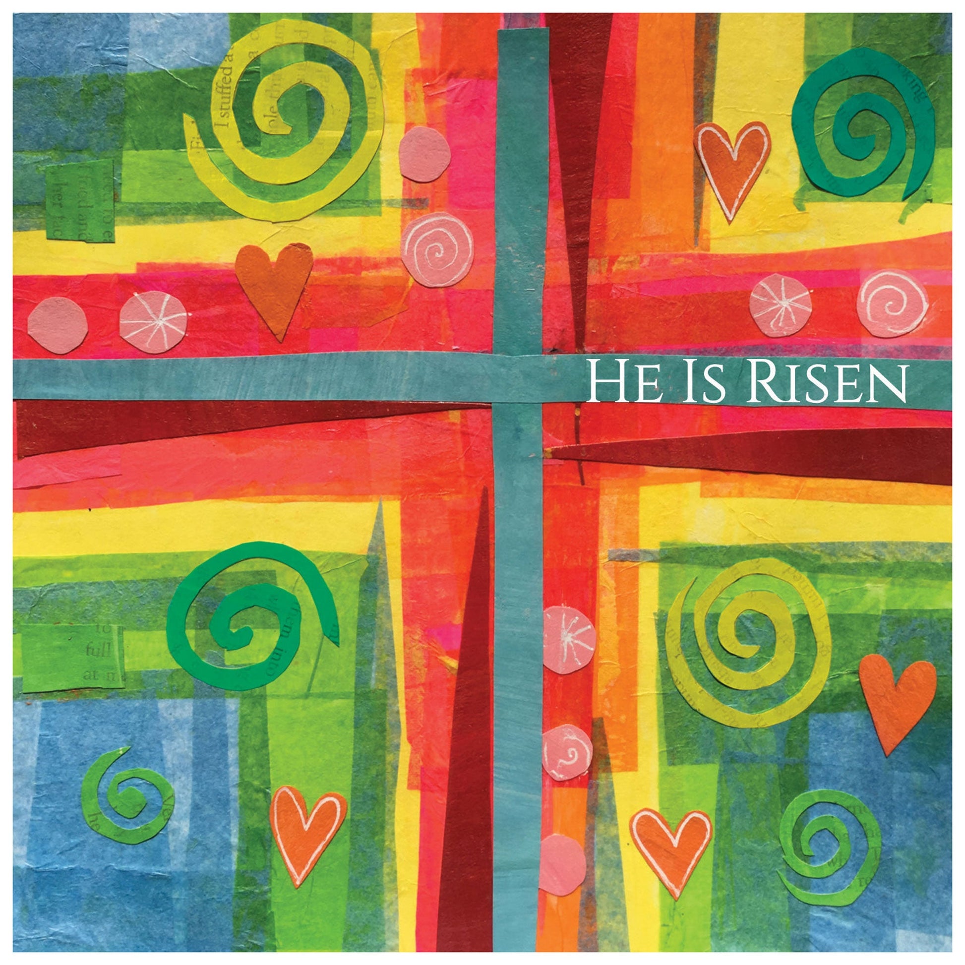 He is Risen Cross Easter Cards (pack of 5) - Re-vived
