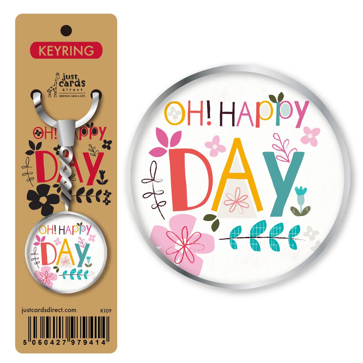 Happy day Keyring - Re-vived