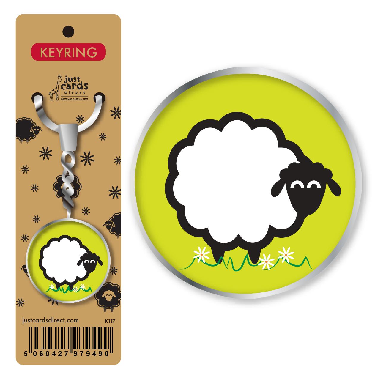 Sheep Keyring - Re-vived