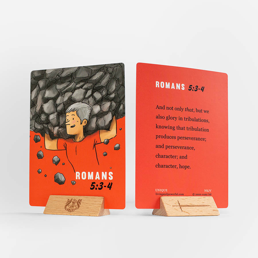 Unique Illustrated Bible Cards - Re-vived