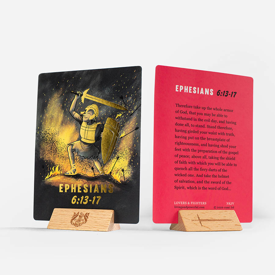 Lovers and Fighters Illustrated Bible Cards - Re-vived