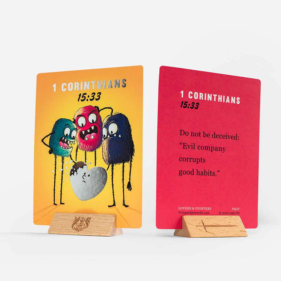 Lovers and Fighters Illustrated Bible Cards - Re-vived