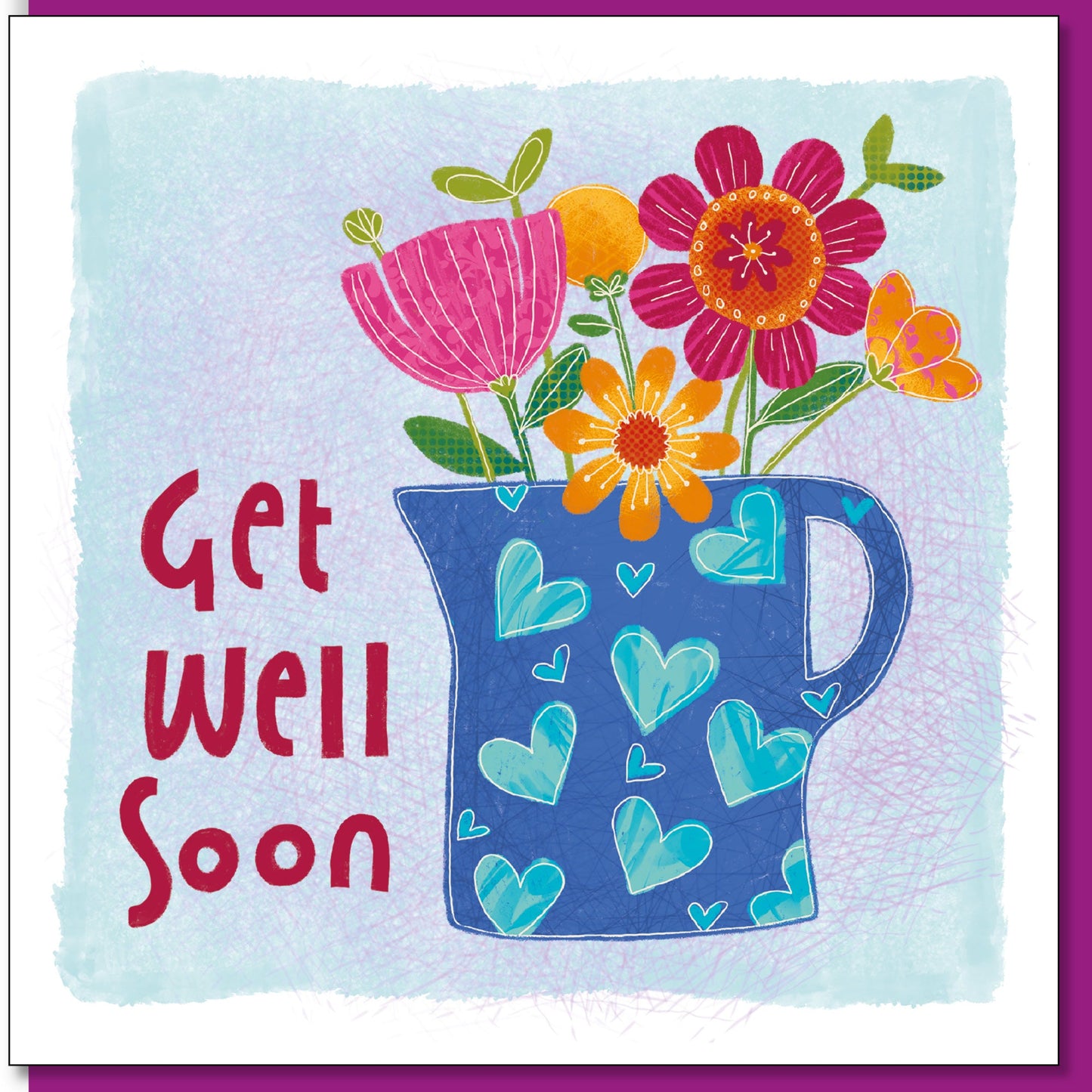 Get Well Soon Greetings Card - Re-vived