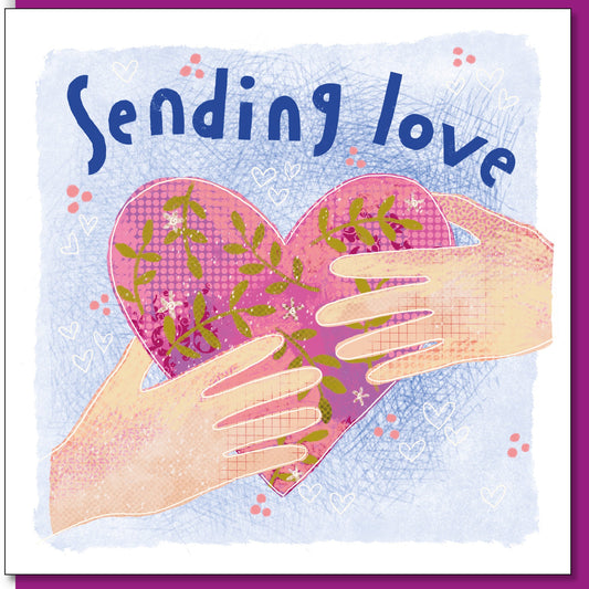 Sending Love Greetings Card - Re-vived