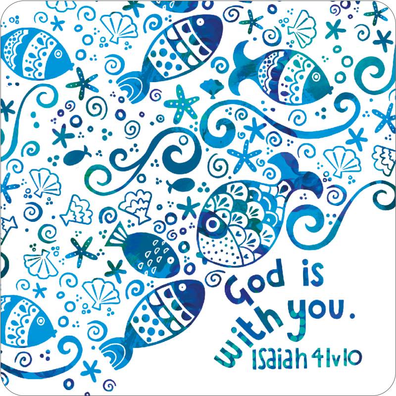 God is With You Coaster - Re-vived
