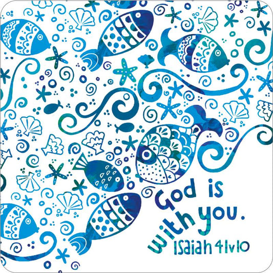 God is With You Coaster - Re-vived