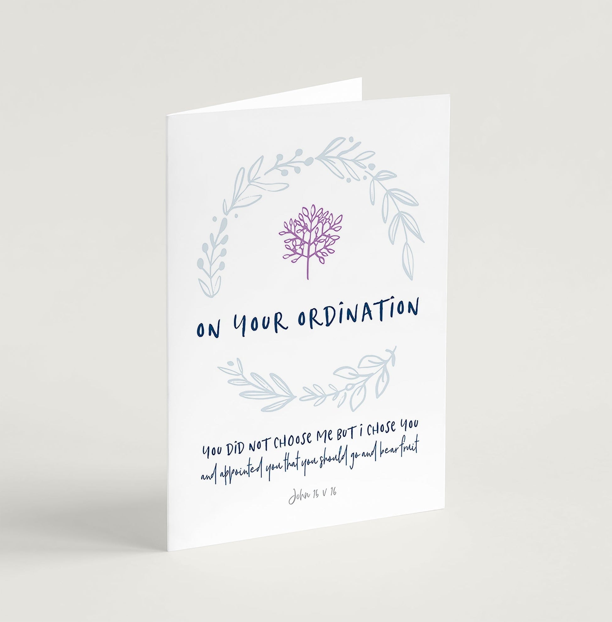 On Your Ordination Greeting Card - Re-vived