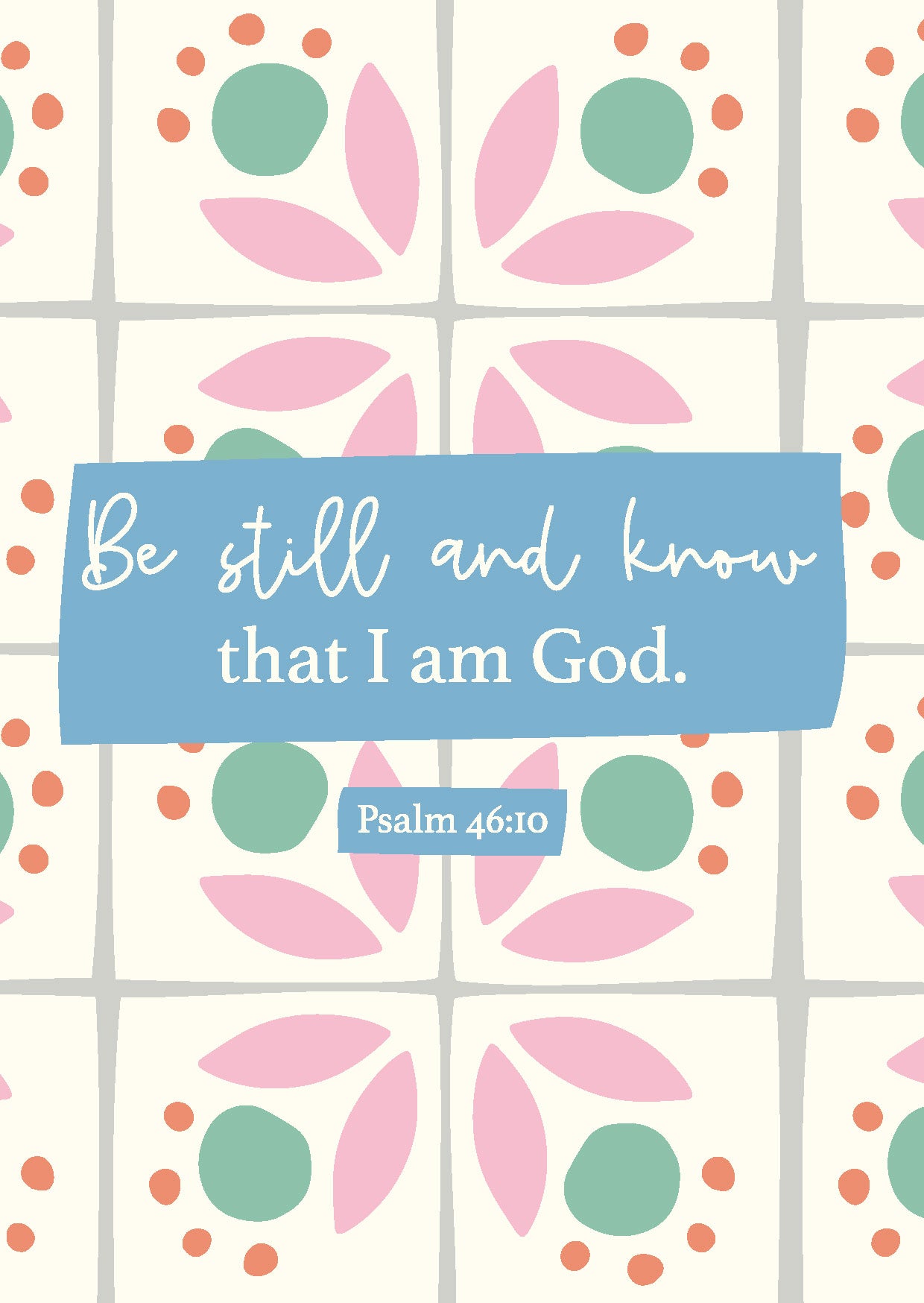 Be Still Individual Postcard