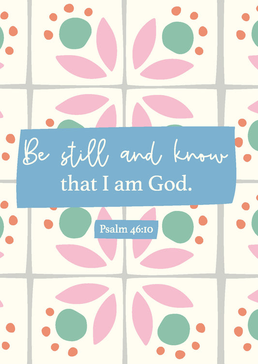 Be Still Individual Postcard