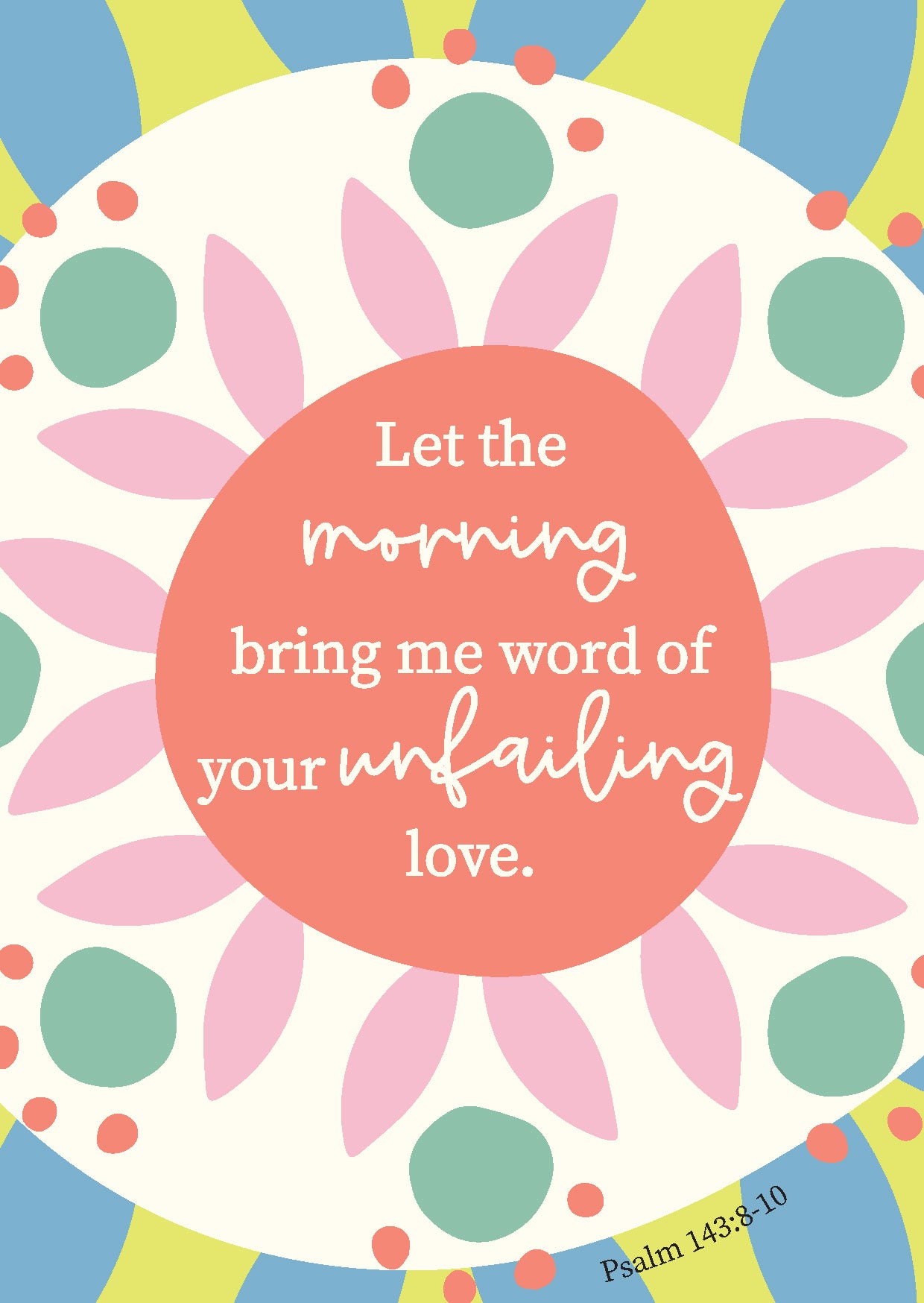 Let The Morning Individual Postcard