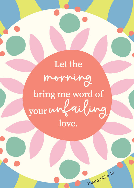 Let The Morning Individual Postcard