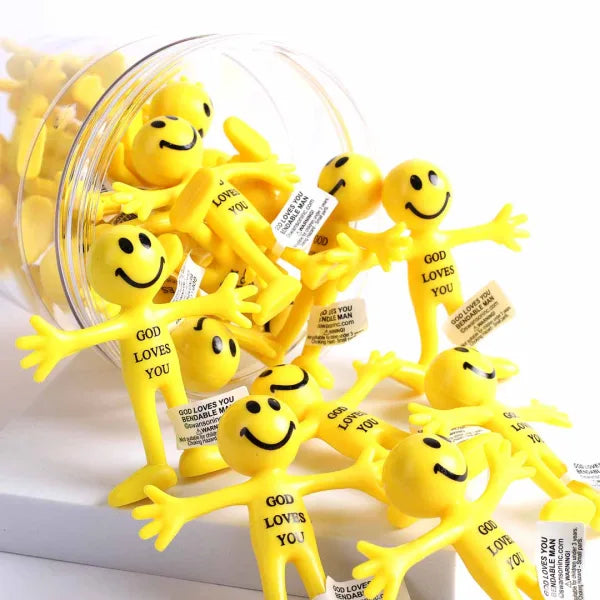Smile God Loves You Bendy Men