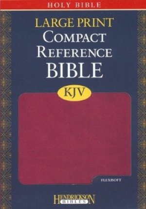 KJV Large Print Compact Reference Bible, Berry - Re-vived