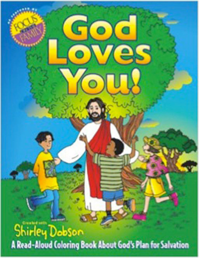 God Loves You Colouring Book - Re-vived