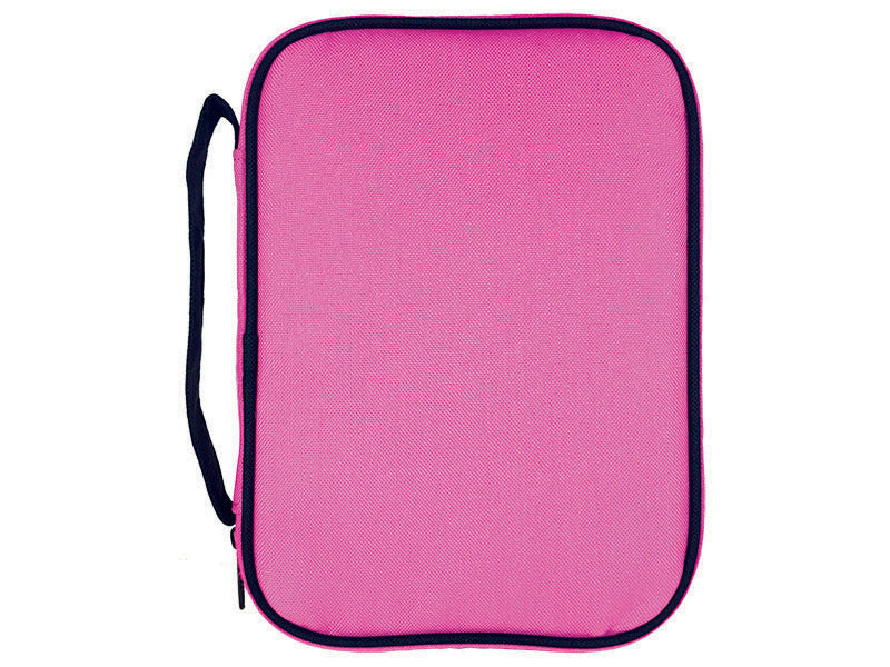 Bible Cover Canvas Pink/ Black, Large - Re-vived