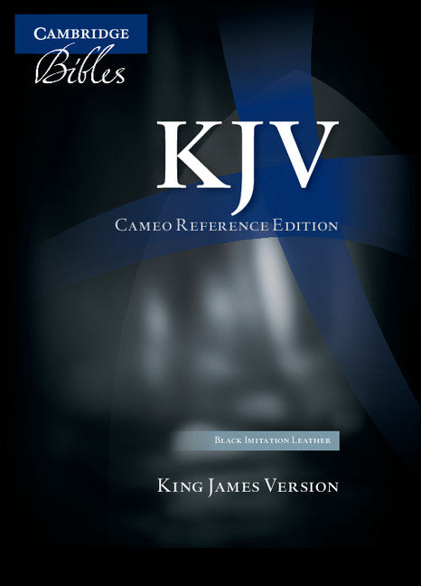 KJV Cameo Reference Edition, Black Imitation Leather - Re-vived