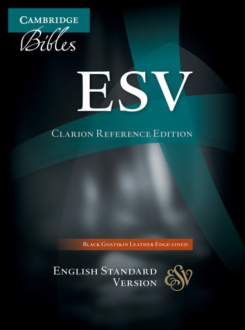 ESV Clarion Reference Edition Black Goatskin Leather - Re-vived