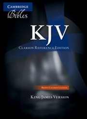KJV Clarion Reference Edition, Brown Calfskin Leather - Re-vived