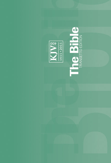 KJV Transetto Text Edition Green - Re-vived
