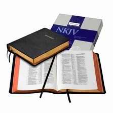 NKJV Wide Margin Reference Bible, Black Edge-Lined Goatskin - Re-vived