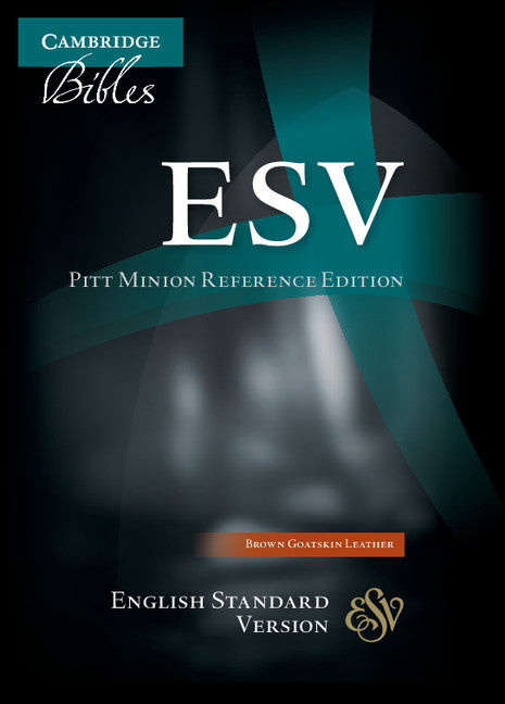 ESV Pitt Minion Reference Edition, Brown Goatskin Leather - Re-vived