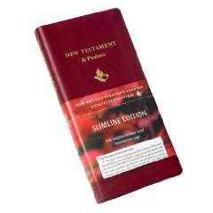 NRSV New Testament And Psalms, Burgundy - Re-vived