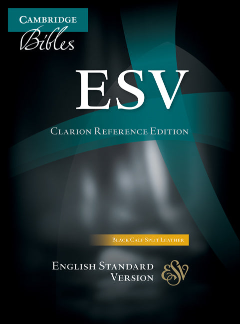 ESV Clarion Reference Edition Black Calf Split Leather - Re-vived