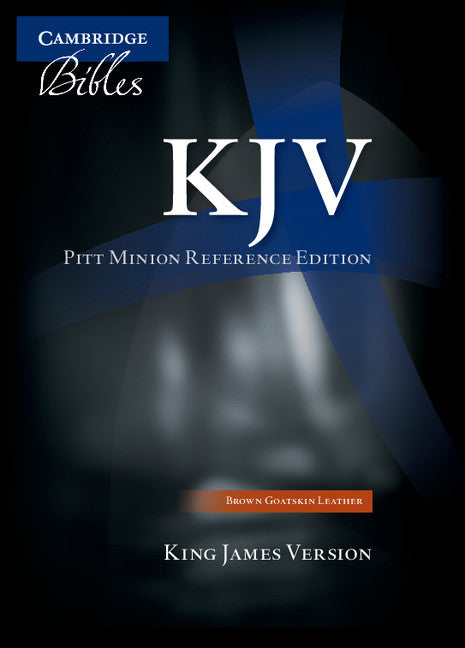 KJV Pitt Minion Reference Edition, Brown Goatskin Leather - Re-vived