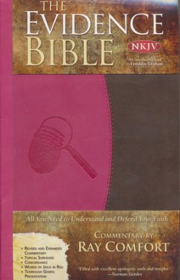 NKJV Evidence Bible, Duo-Tone Pink/Brown - Re-vived