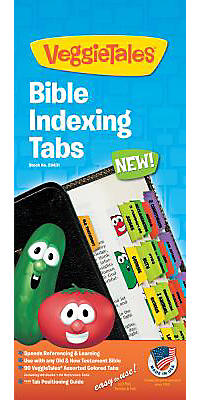 Bible Index Tabs Veggietales - Re-vived