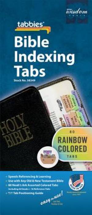 Bible Index Tabs Rainbow (Child) - Re-vived