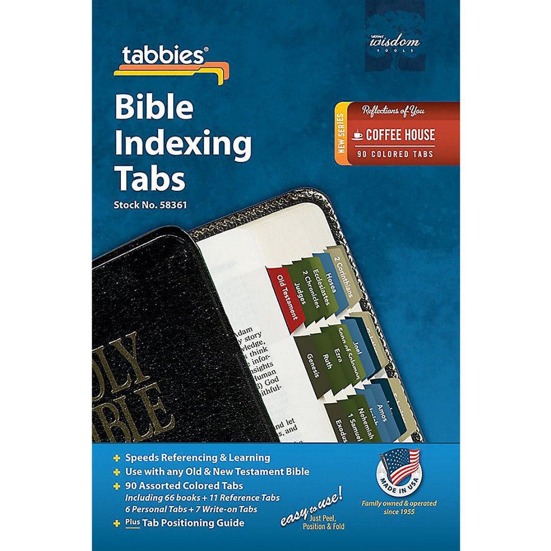 Bible Index Tabs Coffee House Colour - Re-vived