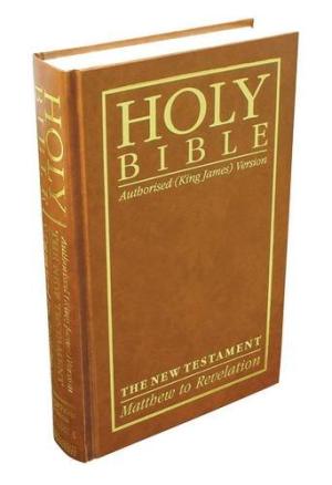 KJV Giant Print New Testament, Brown - Re-vived