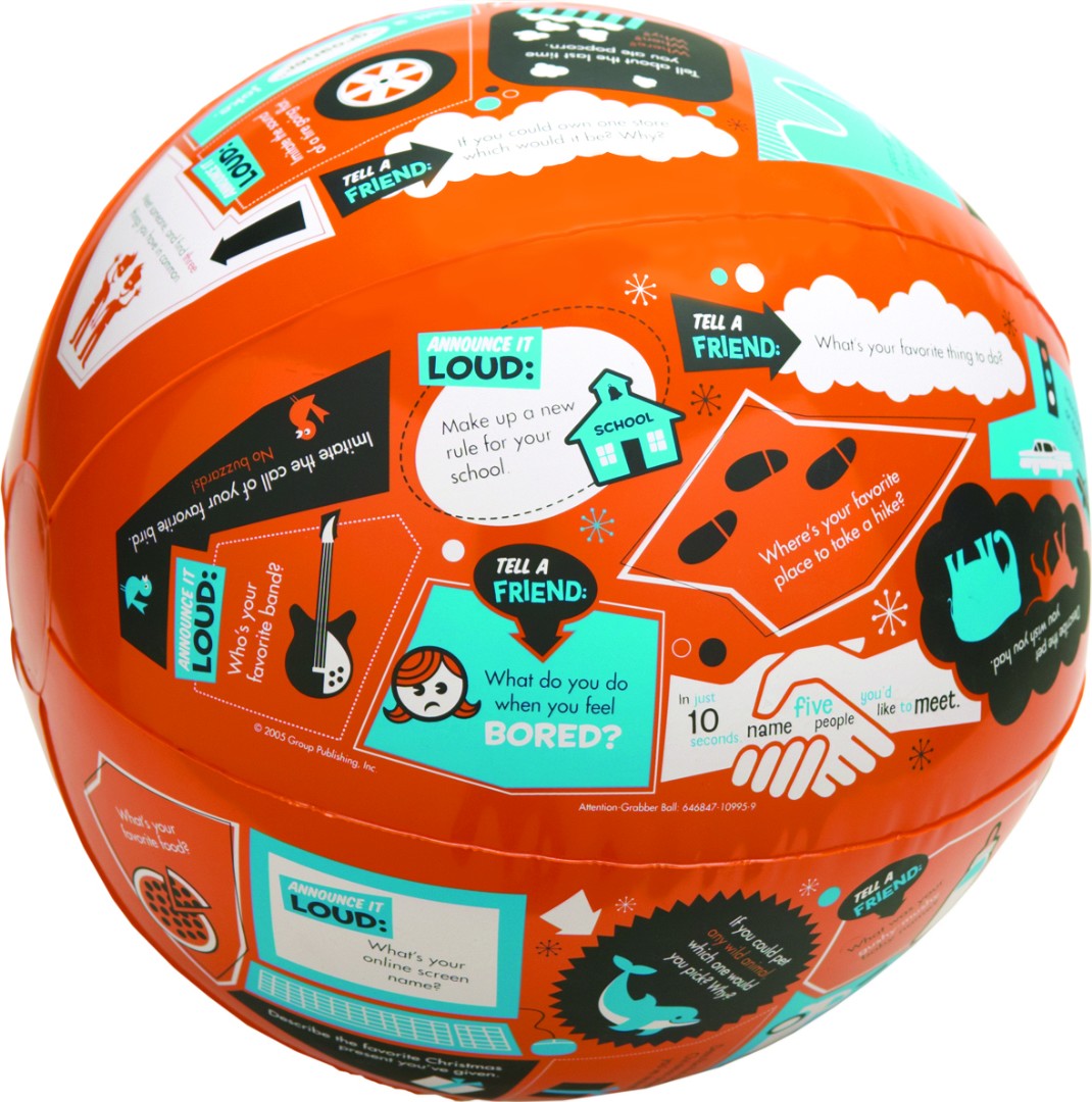Throw and Tell: Attention Grabber Ball - Re-vived